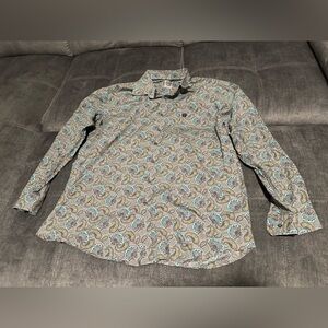 Cinch men’s long sleeve button up shirt